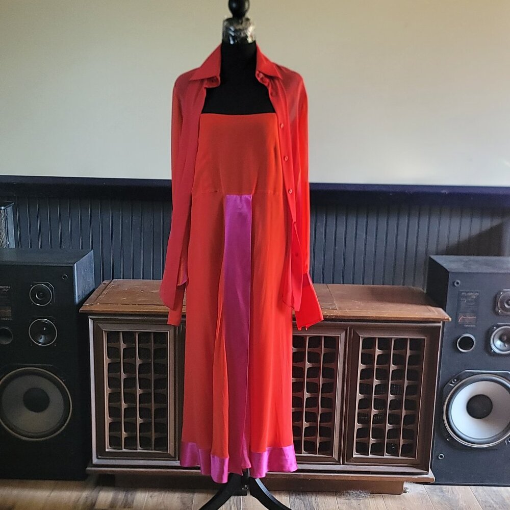 Gianfranco strapless long dress and top